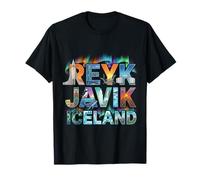 Reykjavik City Name Travel Souvenir - Regalo turístico Camiseta