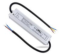 REYLAX 12V LED Driver 30W 2.5A, IP67 Impermeable Exterior Driver Para LED, Transformador 220V a 12V, Fuente de Alimentacion Voltaje Constante CA a CC, Controlador Alimentación de Tiras Led