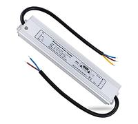 REYLAX 12V LED Driver 60W 5A, IP67 Impermeable Exterior Driver Para LED, Transformador 220V a 12V, Fuente de Alimentacion Voltaje Constante CA a CC, Controlador Alimentación de tira Led