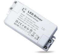 REYLAX Transformador 220V a 12V, Fuente de Alimentación LED 30W 2.5A, Transformador de CA a CC, Driver LED de Baja Tensión, Controlador de Voltaje Constante, Adaptador para Tiras Led 94x43x23mm