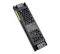 REYLAX Transformador 220V a 24V 150W 6,25A, Fuente Alimentación de Voltaje Constante, Transformador de conmutación de CA a CC, Driver de Bajo Voltaje para Tiras LED, Luces de Gabinete