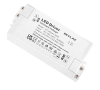 REYLAX Transformador 220V a 24V, Driver LED 60W, Transformador LED 24V 2.5A, Fuente de Alimentacion de Voltaje Constante, Controlador de Bajo Voltaje para Tiras de Luces y bombillas Led MR11,MR16