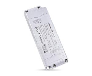 REYLAX Transformador de 220V a 12V 60W 5A Regulable Triac y 0/1-10V, Transformador LED Dimmable de Voltaje Constante, Fuente de Alimentación de Bajo Voltaje, Controlador para Tira LED