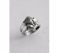 REYTEL Anillo 'SAVIOR CHRIST JESUS' plata 63 plata