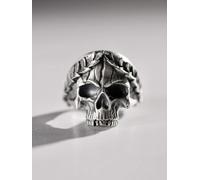 REYTEL Anillo 'SKULL IN A WREATH' plata 60 plata