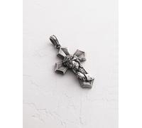 REYTEL Colgante 'SAVIOR CHRIST JESUS' plata One Size plata