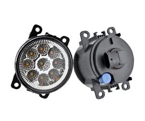 Reyukhn Coche Faros Antiniebla Faros Antiniebla LED Halógenos 4F9Z-15200-AA 12V H11 Para Ford Para Fusion Para Fiesta Para C-Max Para Mustang 01-16 Foglamp(F-LED-Y)