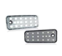Reyukhn Matrícula Luz Lámpara Para Hyundai Para Santa Fe 2013-2018 Luz LED Para Placa Matrícula Blanca 2 Piezas Luz de la Placa del Auto