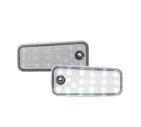 Reyukhn Matrícula Luz Lámpara Para Hyundai Para Santa Fe DM NC Para Kia Para Rondo Para Telluride 18 Luz LED Placa Matrícula Lámpara Con Etiqueta Luz de la Placa del Auto