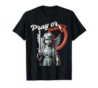 Reza Arcángel Miguel Guardián Católico Camiseta