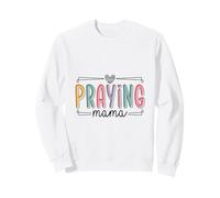 Rezando Mamá Cristiana Fe Maternidad Diseño Sudadera