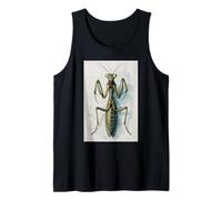 Rezando Mantis Acuarela Pintura Insecto Arte entomología Bug Camiseta sin Mangas