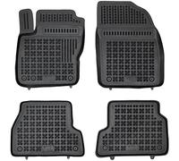 REZAW PLAST 200604 Alfombrilla de Goma negro Compatible con FORD Focus Mk2 Familiar DA, FFS, DS Focus Mk2 Hatchback DA, HCP, DP Focus Mk2 Sedán DB, FCH, DH