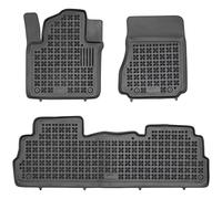 REZAW - PLAST Alfombrillas Antideslizantes para Coche aptas para Nissan NV200 a Partir de 2009. Protección Completa para su Coche en Todas Las Condiciones meteorológicas con Alfombrillas de Goma