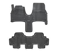 Rezaw-Plast Alfombrillas de Goma Compatible con Peugeot 807 (2002-2014) | Accesorios Coche Alfombrilla Suelo