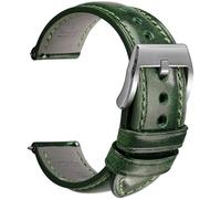 REZERO Correas de Reloj de Cuero de Toscana, Correas Artesanales con Liberación Rápida, Pulseras de Cuero de Grano Completo Curtido al Vegetal, Repuestos para Relojes de Hombre 19/20/21/22/24mm