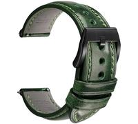 REZERO Correas de Reloj de Cuero de Toscana, Correas Artesanales con Liberación Rápida, Pulseras de Cuero de Grano Completo Curtido al Vegetal, Repuestos para Relojes de Hombre 19/20/21/22/24mm