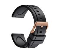 REZERO Correas de Reloj de Liberación Rápida, Correa de FKM Goma, Pulsera de Repuesto Intercambiable para Hombre y Mujer 19/20/21/22/23/24mm