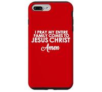 Rezo para Que mi Familia Venga a Jesucristo Amén Carcasa para iPhone 7 Plus/8 Plus