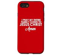Rezo para Que mi Familia Venga a Jesucristo Amén Carcasa para iPhone SE (2020) / 7/8