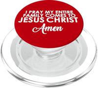 Rezo para Que mi Familia Venga a Jesucristo Amén PopSockets PopGrip para MagSafe
