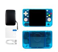 RF40H - Consola de juegos retro portátil con pantalla de laminación completa HD IPS OCA de 4 pulgadas y más de 18000 biblioteca de juegos preinstalada (azul)
