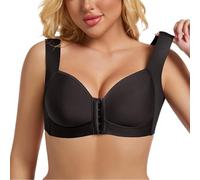 RFAGDS Sujetador Deportivo Sin Costuras Push-Up Sin Costuras Frontales para Mujer de Cobertura Completa, Smooth Comfort U Back Sin Aros