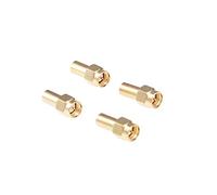 RFaha 4pcs RF coaxial SMA macho coaxiales cargas de terminnación 50ohm 1W adaptador de conector (F72-4)