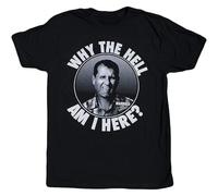 RFD6Uww23 Married with Children Al Bundy Why The Hell Am I Here Men's T-Shirt Black 3XL