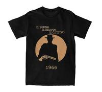 RFD6Uww23 Novelty The Good The Bad and The Ugly 1966 T-Shirt Black 3XL