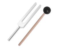 Rfeeuubft Aleación + diapasón martillo diagnóstico 528 Hz con set nervioso prueba diapasón protección de