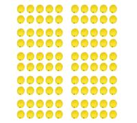 Rfeeuubft Fake Fruit Home House Kitchen Decoration Artificial Lifelike Simulation Amarillo Lemon 100Pcs Set