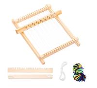 Rfeeuubft Kit de Telar, Kit de Telar Pequeño, Máquina de Tejer A Mano para Tablero de Tejido, Tejedor, Tapiz, Adulto Principiante