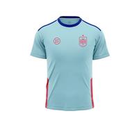 RFEF - Camiseta de Entreno de la Selección Española de Fútbol - 100% Poliester Transpirable - Equipación España 2024 - Equipación Selección Española Adulto - Color Azul - Talla M