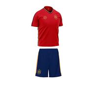 RFEF - Mini Kit Bebé Replica Oficial Selección Española de Fútbol | Primera Equipación España Mundial 2022 - Color Rojo | Talla 24 Meses