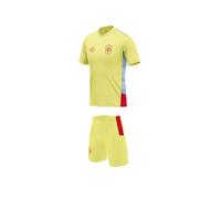 RFEF - Minikit Réplica Segunda Equipación de la Selección Española de Fútbol - Camiseta y Pantalón de la Selección Española para niños - 100% Poliester - Equipación España Eurocopa 2024 - Talla 14