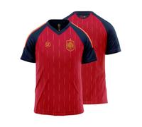 RFEF - Réplica Oficial Camiseta de la Selección Española de Fútbol Niño Unisex - Primera Equipación España 2026-100% Poliester Transpirable - Talla 12 Años