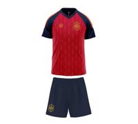 RFEF - Réplica Oficial de la Primera Equipación de la Selección Española de Fútbol 2026 - Minikit Pantalón y Camiseta de España para Niño Unisex - 100% Poliester Transpirable - Talla 6 Años