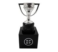 RFEF Réplica Oficial del Trofeo de la Liga de Fútbol Española 45 mm, Unisex-Adult, argenté