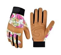 RFGTHY Guantes De Trabajo 1 Par De Guantes De Jardín De Piel De Cabra For Mujer, Guantes De Jardinería A Prueba De Espinas For Deshierbe, Excavación, Plantación De Flores Rosas VersáTiles