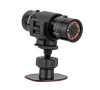 RFGTHY Mini Cámara Deportiva DV For Deportes De Acción, Casco con Linterna, Vídeo Full HD 1080P, Ideal For Bicicleta, Motocicleta, Videocámara Impermeable FáCil De Usar(Only Camera)