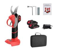 RFGTHY Tijeras De JardíN Podadora Eléctrica Sin Escobillas De 30mm, 4 Engranajes, Herramienta De Poda De Ramas De Árbol Recargable Inalámbrica For Batería De 18V Quick Trim(2 Battery)