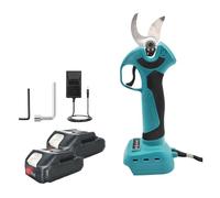 RFGTHY Tijeras De JardíN Tijeras De Podar Inalámbricas, Tijeras Eléctricas Recargables, Podadora De Jardín Sin Escobillas, Cortador Eléctrico For Batería De 18V Quick Trim(2PCS 2Ah Battery)
