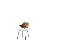 RFH RD7 Silla de Comedor con Reposabrazos y Asiento Tapizado en Nuez/Hallingdal 103