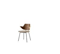 RFH RD7 Silla de Comedor con Reposabrazos y Asiento Tapizado en Nuez/Hallingdal 227