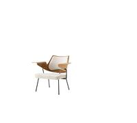 &Tradition Silla lounge RFH RD8 Walnut-beech-offwhite