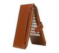 RFID Card Holder Wallet, Women's Retro Purse, Large Capacity Wallet, Business Card Case, Multi Card Holder, Cell Phone Wallet 20x11x2.5cm/7.87x4.33x0.98 Inches Retro Style Wallet, Women's Card Case,