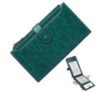 RFID Card Holder Wallet, Women's Retro Purse, Large Capacity Wallet, Business Card Case, Multi Card Holder, Cell Phone Wallet 20x11x2.5cm/7.87x4.33x0.98 Inches Retro Style Wallet, Women's Card Case,