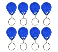 RFID Key Fob Tarjeta de identificación de proximidad Token Tag Tarjeta de Teclado para Sistema de Control de Acceso de Entrada de Puerta 125 kHz/13.56 KHZ (ID/IC) (100 Piezas)(CARNÉ DE Identidad)