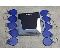 RFID proximidad IC lector de tarjetas WG26/WG34 13.56Mhz LED impermeable 10 llavero etiqueta llavero